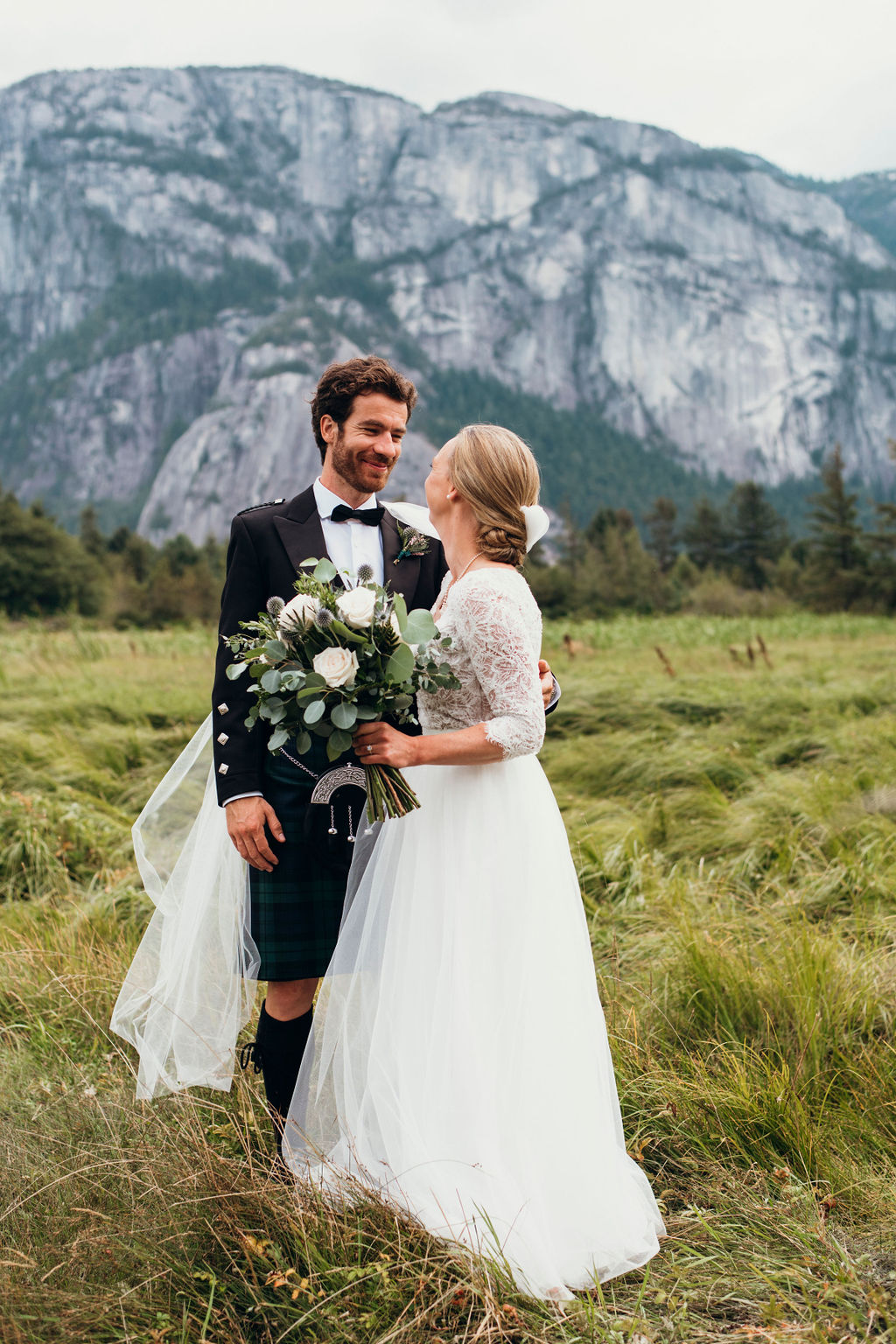 Squamish Wedding Photography first look