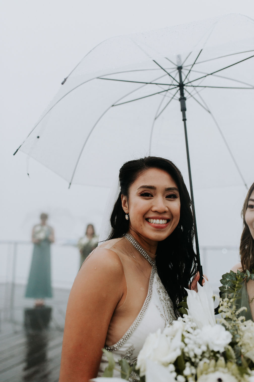 Rainy Whistler Wedding